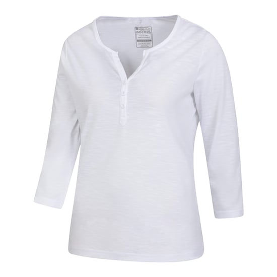Mountain Warehouse Womens/Ladies Paphos Quick Dry UV Protection Top (White) - Image 3