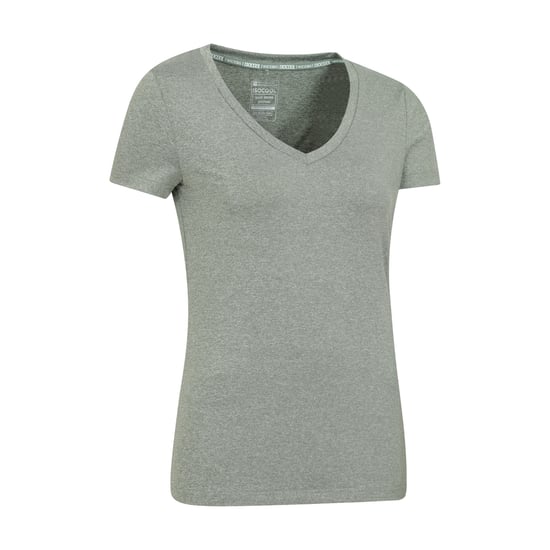 Mountain Warehouse Womens/Ladies Vitality V Neck T-Shirt (Khaki Green) - Image 3