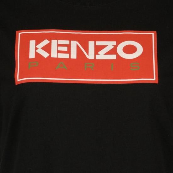 Kenzo Paris Block Logo camiseta negra - Image 3