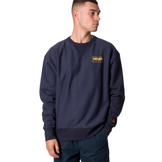 Kenzo Paris Sudadera Azul Medianoche Con Logotipo Delineado - Image 3