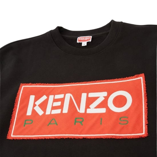 Kenzo Paris Block Logo sudadera negra - Image 3