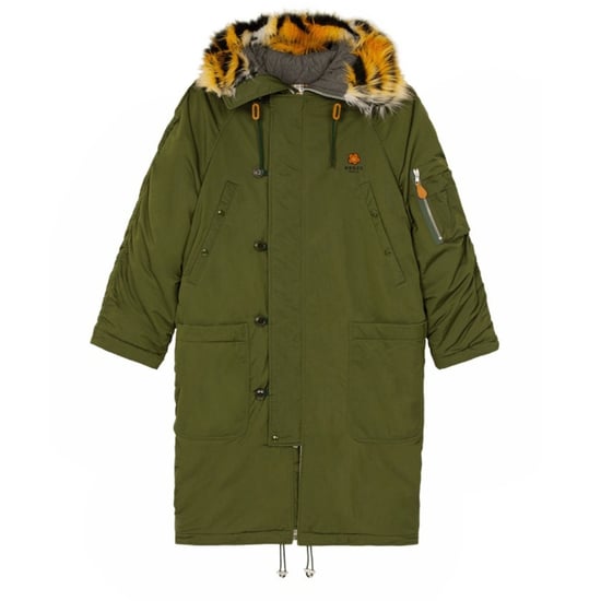 Kenzo Parka Acolchada Chaqueta Verde Caqui Oscuro - Image 1