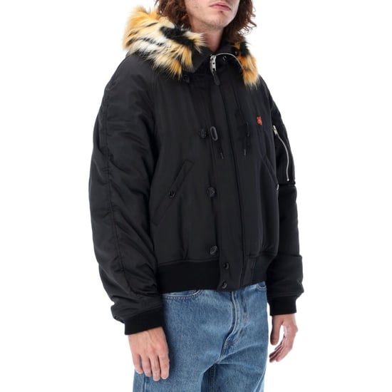 Kenzo Cazadora bomber lisa negra - Image 4