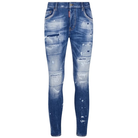 Vaqueros azules desgastados reforzados Super Twinky Jean de Dsquared2 - Image 1