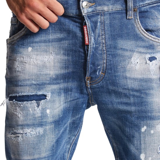 Vaqueros azules desgastados reforzados Super Twinky Jean de Dsquared2 - Image 3