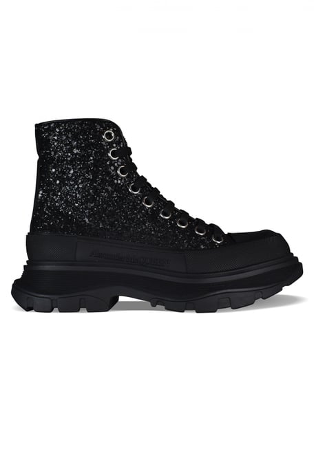 Alexander McQueen Sneakers Tread Slick Negro - Image 1