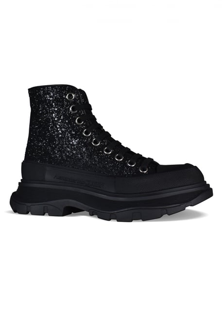 Alexander McQueen Sneakers Tread Slick Negro - Image 3