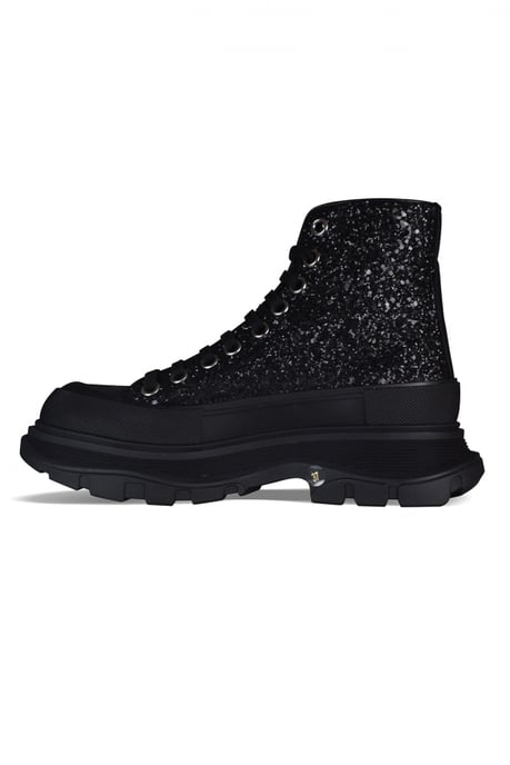 Alexander McQueen Sneakers Tread Slick Negro - Image 4