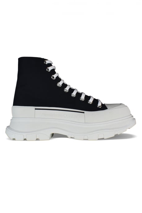 Alexander McQueen Sneakers Tread Slick Negro - Image 1