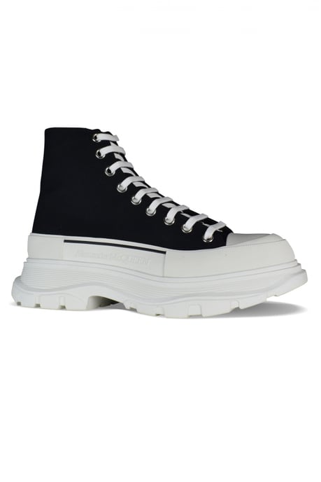 Alexander McQueen Sneakers Tread Slick Negro - Image 2
