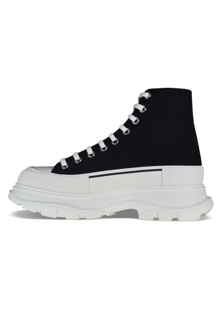 Alexander McQueen Sneakers Tread Slick Negro - Image 3