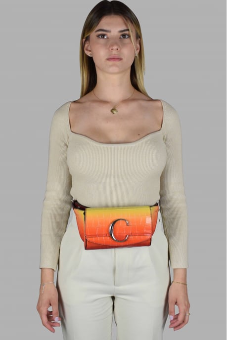 Chloé Riñonera Chloé C Naranja - Image 4