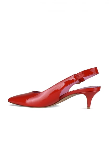 Balmain Zapatos Slingback Eva Rojo - Image 3