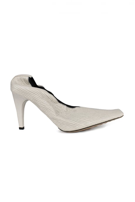Bottega Veneta Zapatos de tacón Crunch Blanco - Image 1
