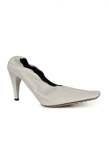 Bottega Veneta Zapatos de tacón Crunch Blanco - Image 3