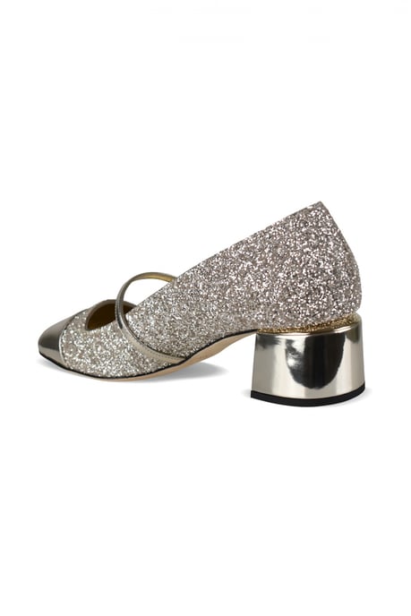 Jimmy Choo Zapatos de tacón Elisa 45 Oro - Image 3