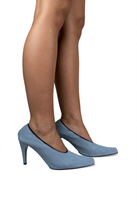 Bottega Veneta Zapatos de tacón Crunch Azul - Image 2