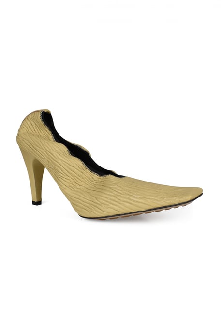 Bottega Veneta Zapatos de tacón Crunch Beige - Image 2