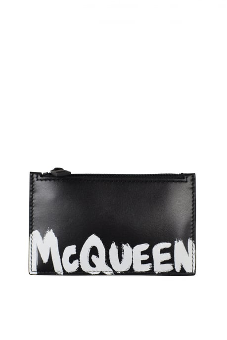 Alexander McQueen Tarjetero Negro - Image 1
