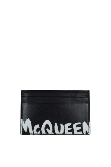 Alexander McQueen Tarjetero Negro - Image 1