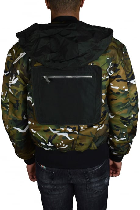Heron Preston Chaqueta Bomber Caqui - Image 4