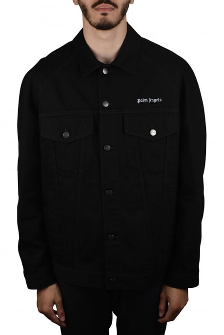 Palm Angels Chaquetas vaquera Negro - Image 2