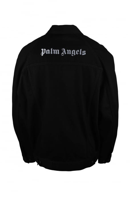 Palm Angels Chaquetas vaquera Negro - Image 3