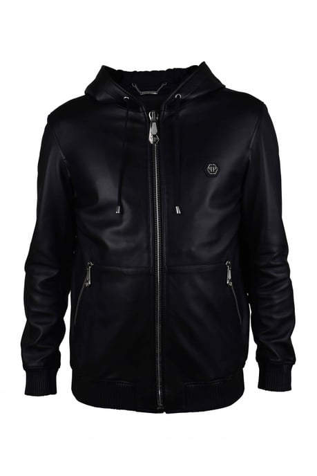 Philipp Plein Chaqueta con capucha Negro - Image 1