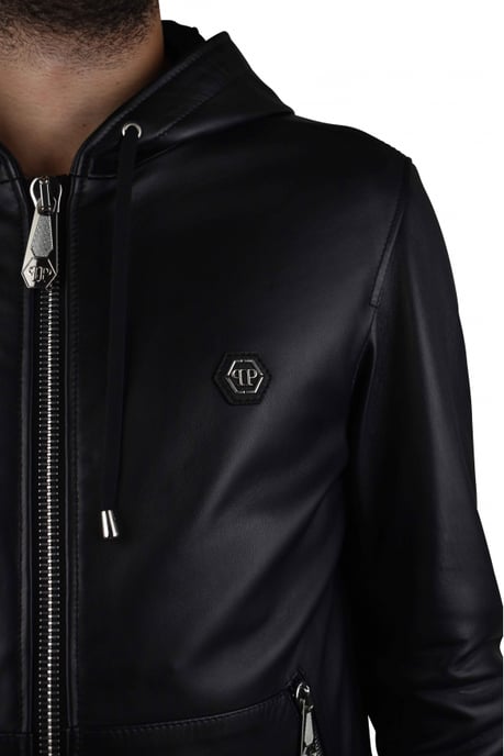 Philipp Plein Chaqueta con capucha Negro - Image 2