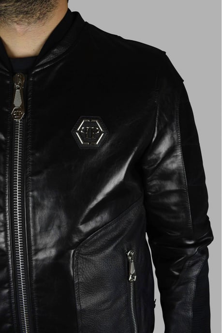 Philipp Plein Chaqueta Bomber Negro - Image 3