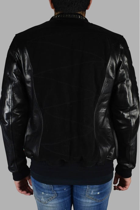 Philipp Plein Chaqueta Bomber Negro - Image 5