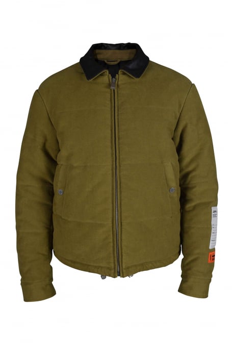 Heron Preston Chaqueta de plumón Caqui - Image 4
