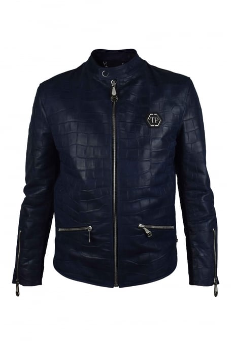 Philipp Plein Chaqueta biker Azul - Image 1