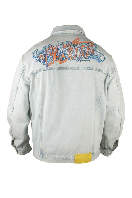 Off-White Chaqueta vaquera Blanco - Image 3