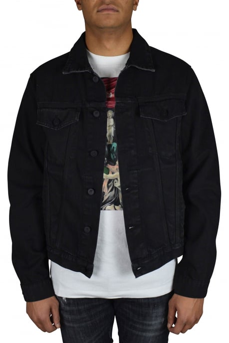 Off-White Chaqueta vaquera Negro - Image 2
