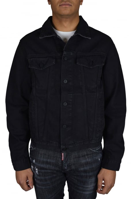 Off-White Chaqueta vaquera Negro - Image 4