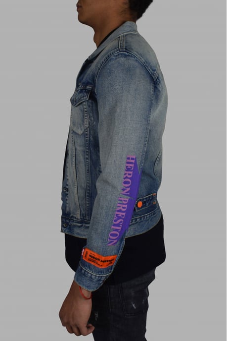 Heron Preston Chaquetas vaquera Azul - Image 4
