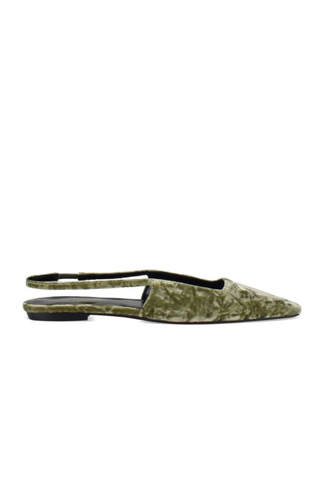 Saint Laurent Bailarinas Blade Verde - Image 1