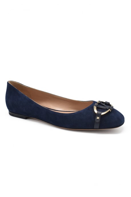 Valentino Garavani Bailarinas de ante Azul - Image 3