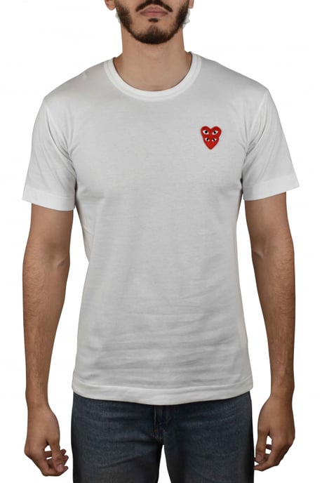 Comme des garçons Camiseta Blanco - Image 2