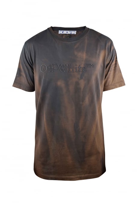 Off-White Camiseta Marrón - Image 1