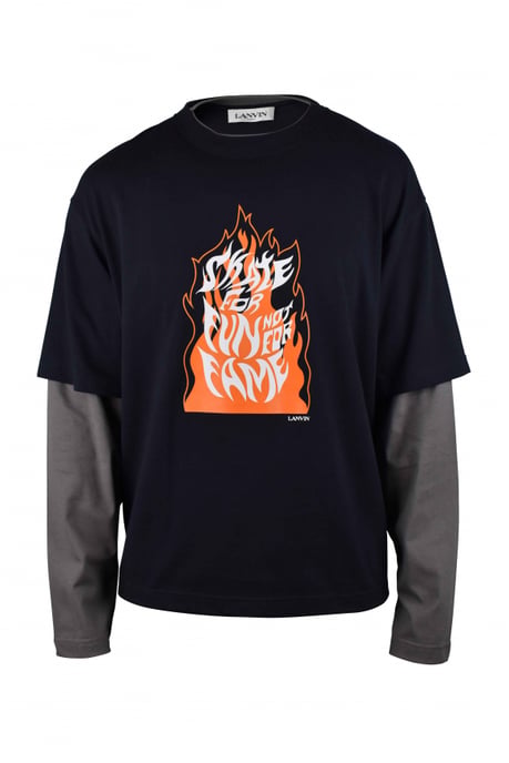 Lanvin Camiseta Azul - Image 1