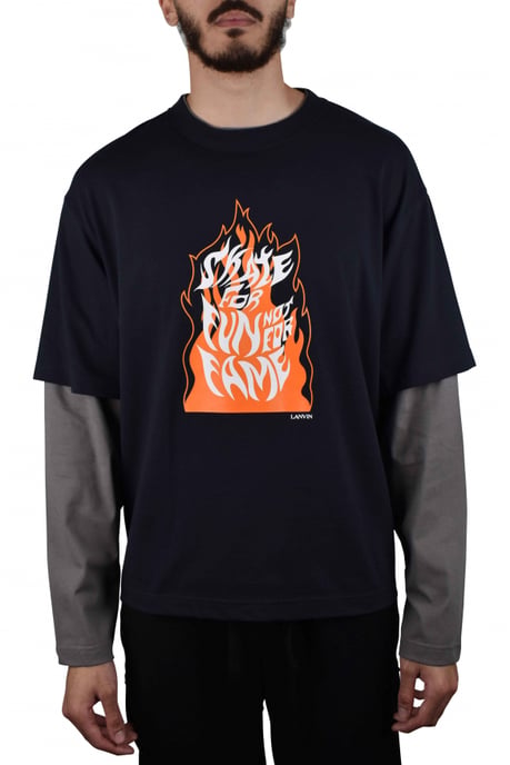 Lanvin Camiseta Azul - Image 2
