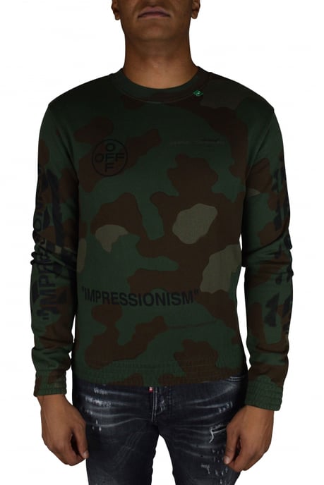 Off-White sudadera Verde - Image 2