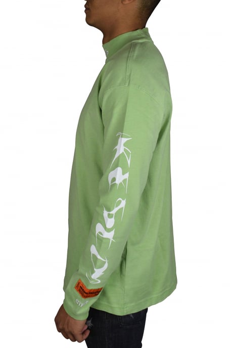 Heron Preston Camiseta Verde - Image 3