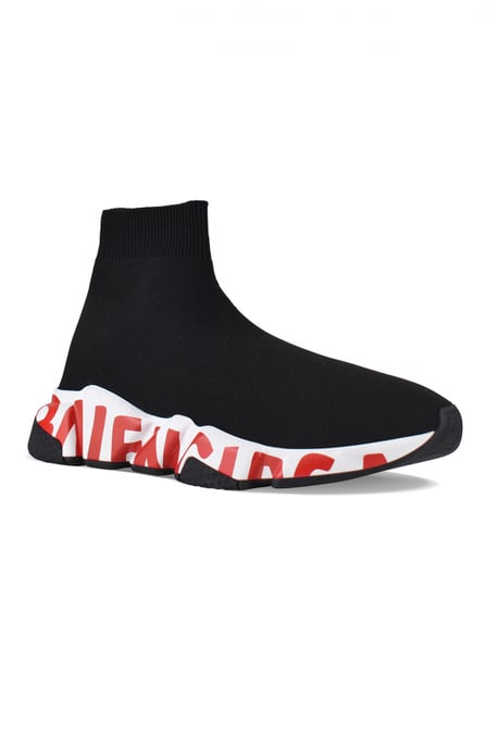 Balenciaga Sneakers Speed LT Graffiti Negro - Image 2