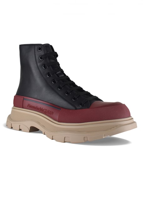 Alexander McQueen Sneakers Tread Slick Negro - Image 2