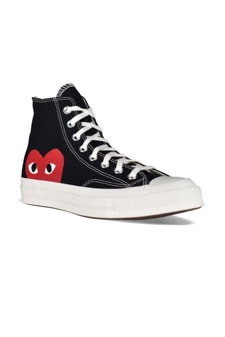 Comme des garçons Sneakers Chuck Taylor alta Negro - Image 2