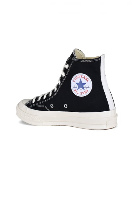 Comme des garçons Sneakers Chuck Taylor alta Negro - Image 3
