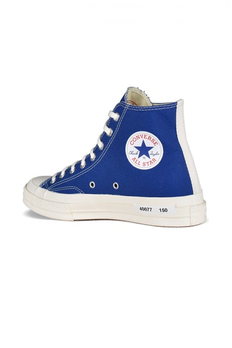 Comme des garçons Sneakers Chuck Taylor alta Azul - Image 3